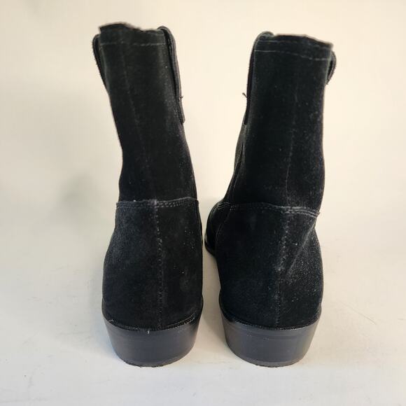 Rebecca Minkoff Chasidy Black Suede Chelsea Boot 7M - Picture 4 of 7